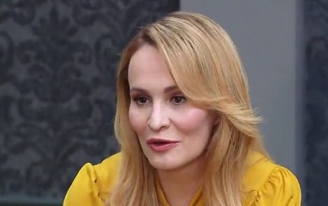 Moderátorka a zpěvačka Monika Absolonová