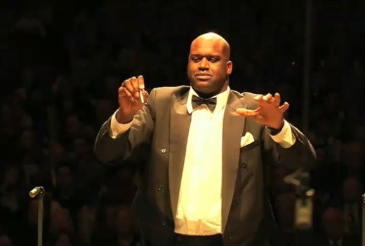 Shaq O&#39;Neal byl dirigentem orchesteru.