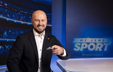 Moderátor O2 TV Sport David Sobišek