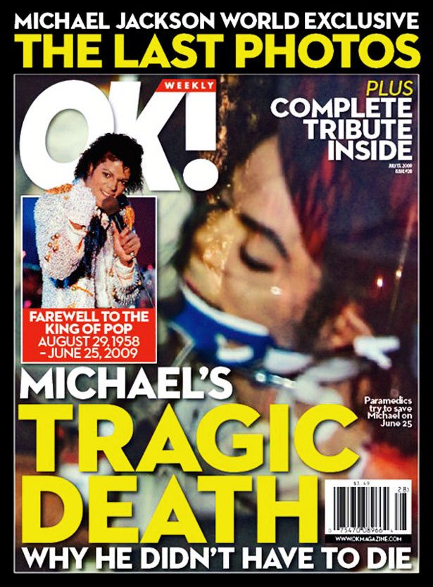 Poslední foto Michaela Jacksona přinesl OK!