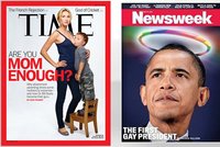 Šokující magazíny: Matka kojí čtyřletého syna a Obama je gay