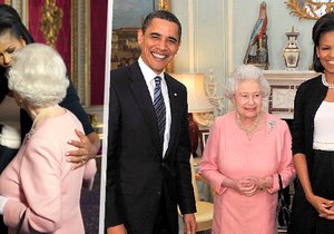 Obamovi u královny Alžběty II. (2009)