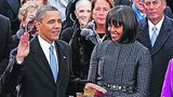 Druhá inaugurace prezidenta Baracka Obamy: Přísahu už nespletl
