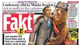 Polský deník: Obamu drží medvěd v rozkroku!