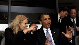 Obama se s krásnou Dánkou dobře bavil