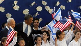 Historiská událost - Barack Obama navštívil poprvé Izrael.