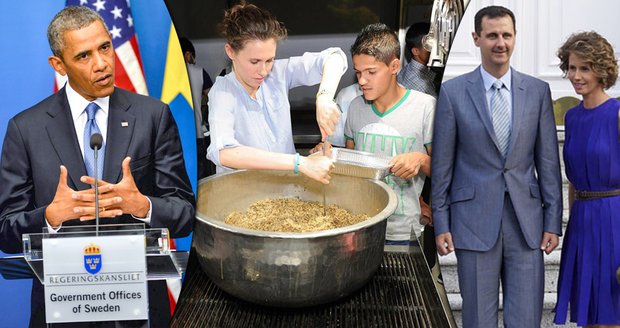 Obama má jasno o Asadově vině. Syrský diktátor s pohlednou manželkou se tomu jen smějí