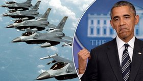 Obama vyslal do Polska několik letounů F-16. Reaguje na vývoj na Ukrajině.