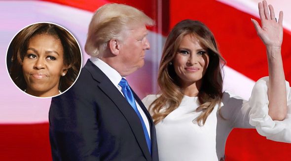 Melania vychválila svého manžela Donalda Trumpa. Kopírovala od současné první dámy?