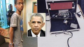 Chlapce zatkli, protože si vyráběné hodiny spetli s bombou. Teď ho chce vidět Obama.