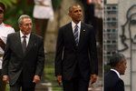 Americký prezident navštívil po 88. letech Kubu, "Ostrov svobody". Přivítal jej prezident Raúl Castro.