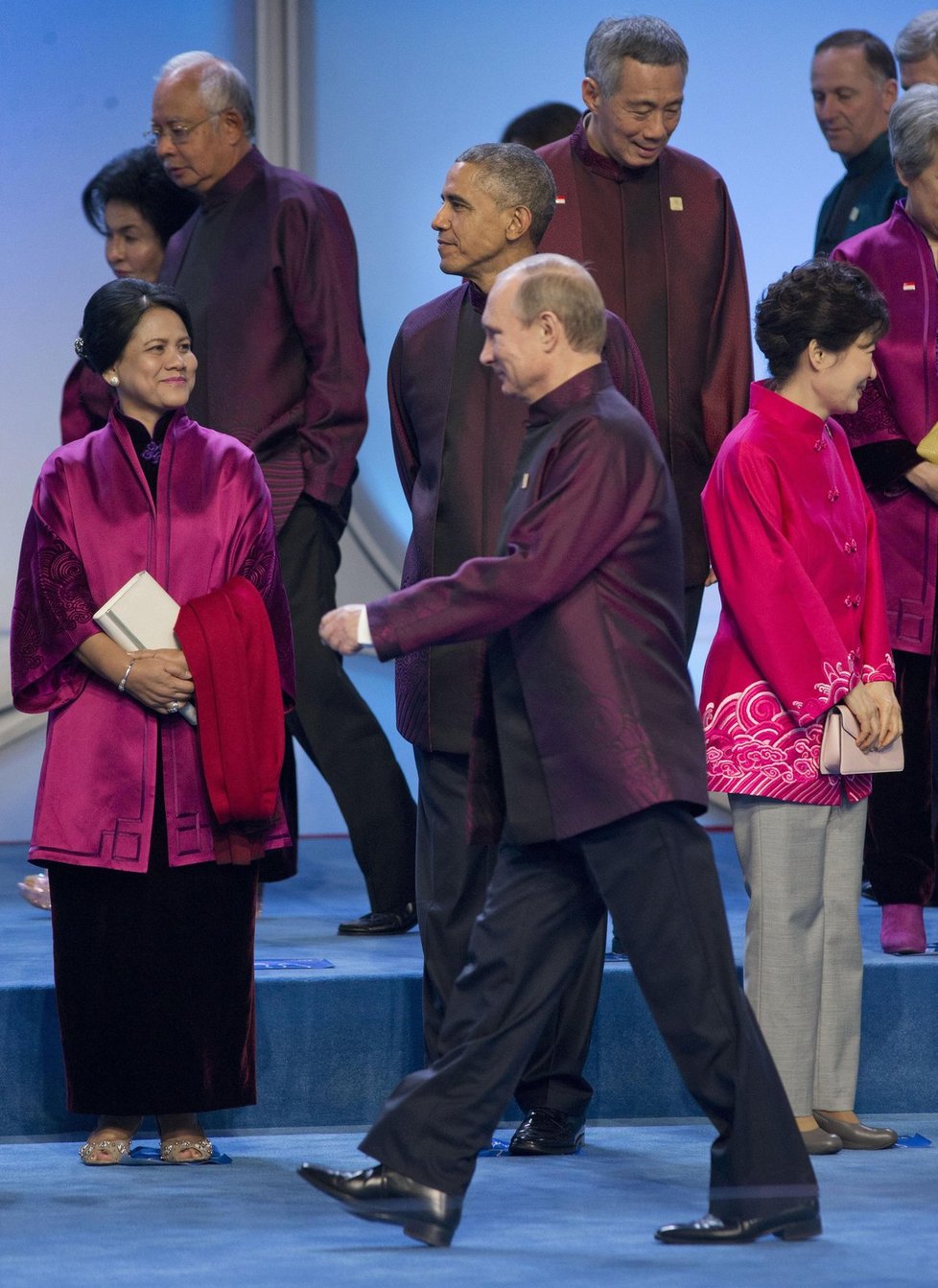 Putin a Obama na summitu APEC v Pekingu