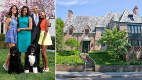 Do domu se Obamovi nastěhovali letos v lednu.