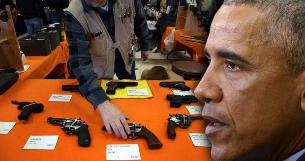 Americký prezident chce obejít Kongres a zpřísnit prodej a držení zbraní.