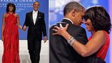 Obama na inauguračním plese šetřil, ale Michelle oblékl do miliónů