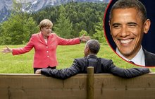 Barack Obama a Angela Merkelová: Z louky vládli světu!