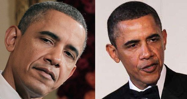 Zdá se, že Obama se šedivým vlasům brání i za cenu barvení kštice!