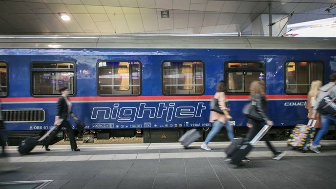 Noční vlaky rakouských státních drah ÖBB Nightjet