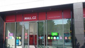 Kamenná výdejna internetového obchodu Mall.cz