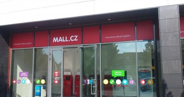 Kamenná výdejna internetového obchodu Mall.cz