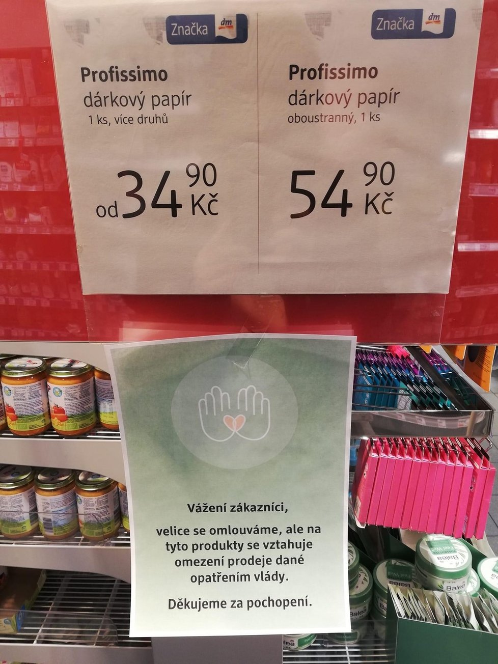 Omezení prodeje zboží v supermarketech v akci (27.12.2020)