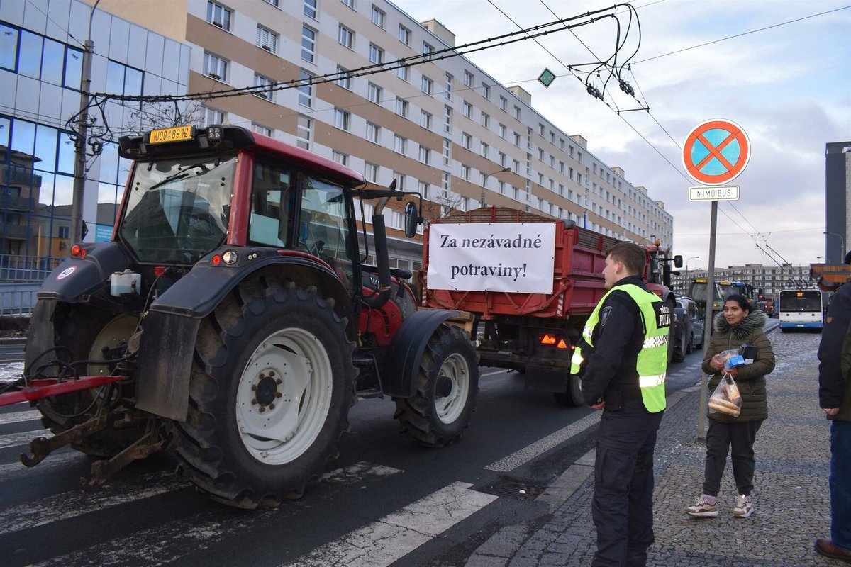 Zemědělci protestují kvůli agrární politice EU.
