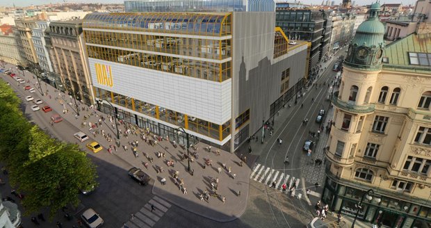 Vizualizace: Takto bude obchodní dům Máj vypadat.