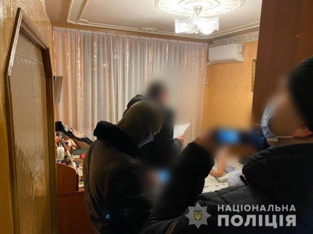 Razie ukrajinské policie proti podezřelým z konce roku 2021.