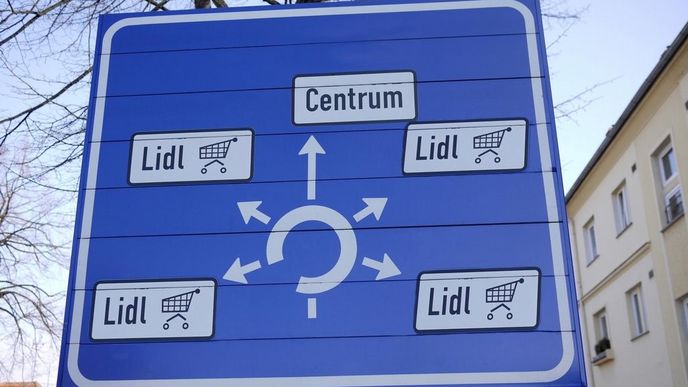 Obchodům Lidl se nelze vyhnout