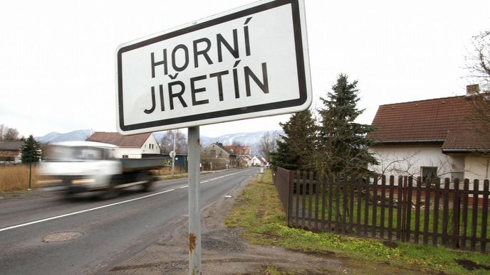 Obec Horní Jiřetín, kterou posunutí limitů mohlo ohrozit