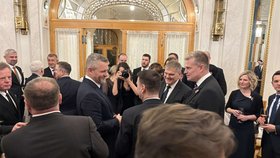 Zákulisí galavečera v Obecním domě: Pellegrini se objímal s Babiše! A ťukl si s Motoristy