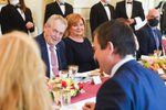 Prezident Miloš Zeman pozval 28. 6. 2021 na zámek v Lánech ke společnému obědu vládu Andreje Babiše.