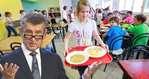 Babiš „seškrtal“ školní obědy zdarma. U Čapího hnízda řeší těhotenství dcery