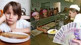 Hladové děti dostanou na obědy 80 milionů. Pomoc státu může brzy „vyschnout“