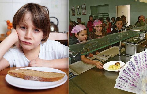 Děti bez školních obědů mají horší prospěch. Hlad jim zaženou miliony od státu