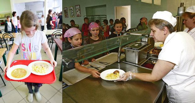 České děti jsou ve škole bez obědů: Rodiče na ně nemají, žákům se horší prospěch