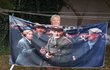 Jaroslava Obermaierová, Petr Oliva, Vladimír Brabec a člen komparzu. V životní velikosti. Jaroslava Obermaierová, Petr Oliva, Vladimír Brabec a člen komparzu. V životní velikosti.