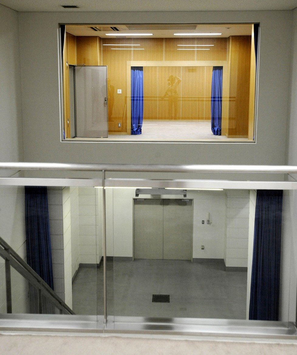 Trest smrti se v Japonsku vykonává ve speciálně upravené místnosti.