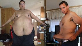 Muž vážil 300 kilo a trolloval na internetu. Kulturisti ho donutili zhubnout 180 kilo