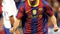 Obhájí? Lionel Messi válí za FCBarcelona, v cestě za obhajoboutitulu nejlepšího hráče mu stojíi kluboví spoluhráči