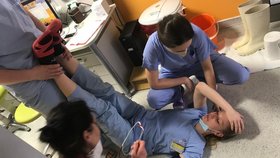Kolaps zdravotní sestry v Oblastní nemocnici Příbram