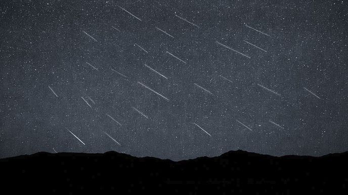 Japonský startup chce boháčům předvádět umělé meteorické roje. Ilustrační foto.
