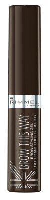 Rimmel Brow This Way gel na obočí, 99 Kč, koupíte v síti drogerií