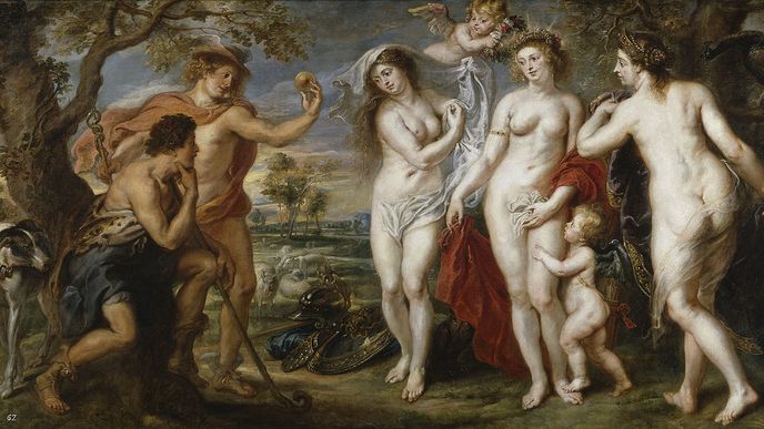 Tuto verzi obrazu Paridův soud chtěl nechat spálit španělský král Karel III. Tuto verzi obrazu Paridův soud chtěl nechat spálit španělský král Karel III.