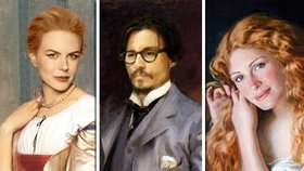 Hvězdy jako renesanční obrazy: Poznáte, kdo je kdo?