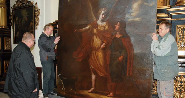 Na své místo na bočním oltáři se po restaurování vrátil další ze Škrétových obrazů