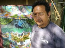Umělec Dimas Paredes Armas je syn šamana.