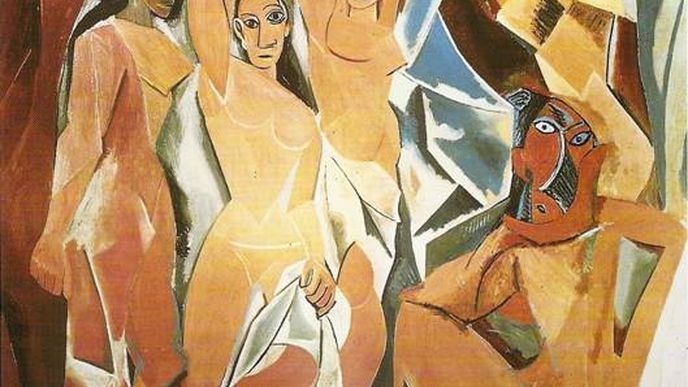 Avignonské slečny, Pablo Picasso Avignonské slečny, Pablo Picasso