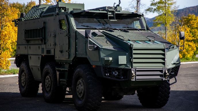 Armáda by chtěla pořídit další obrněná vozidla Titus za asi 3,6 miliard korun 