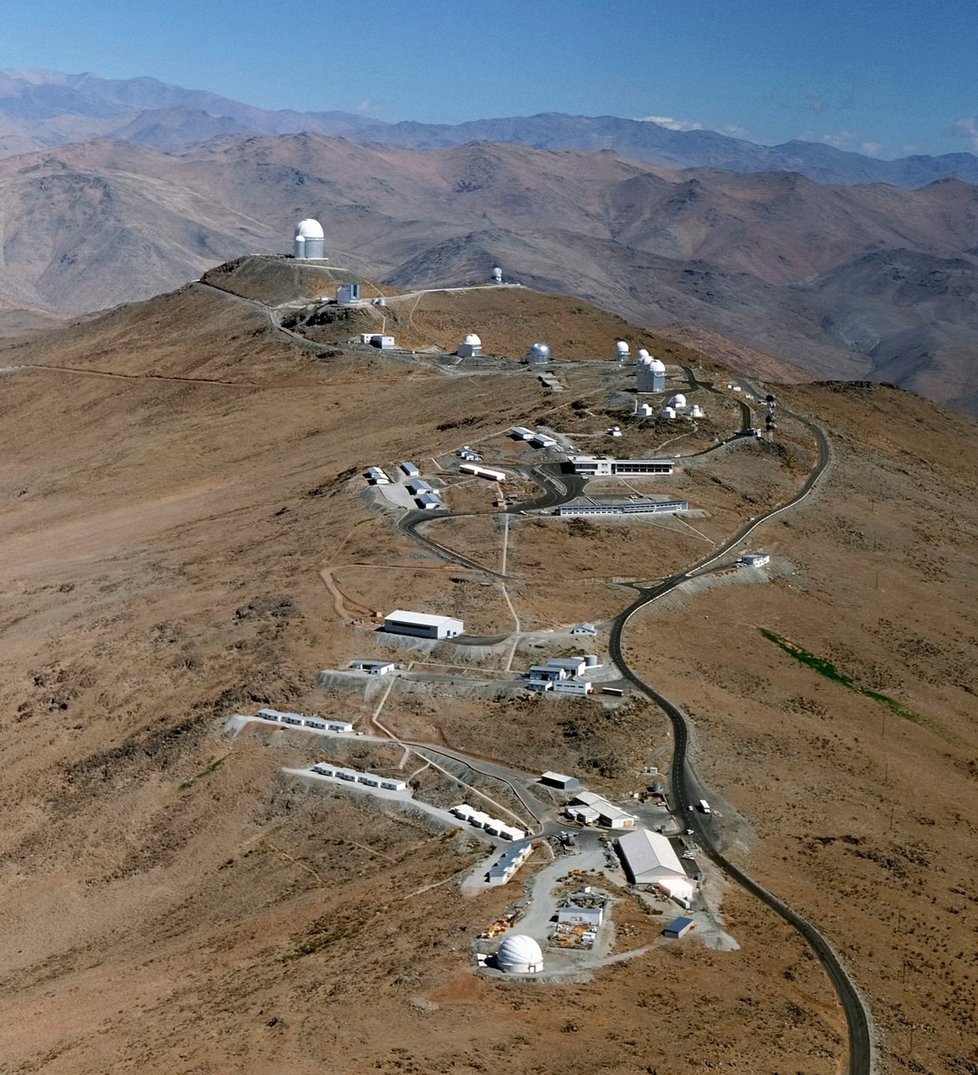Evropská jižní observatoř v chilské poušti Atacama